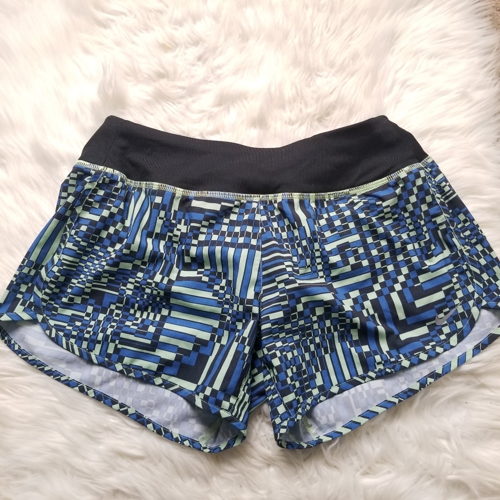 Nike Dri Fit Rival Print Running Shorts Small